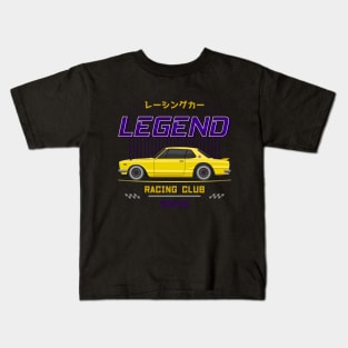 Tuner Yellow Hakosuka JDM Kids T-Shirt